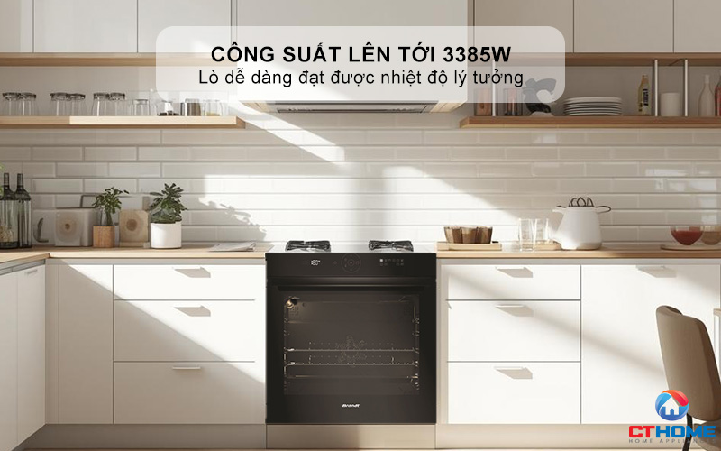 Công suất lên tới 3385W