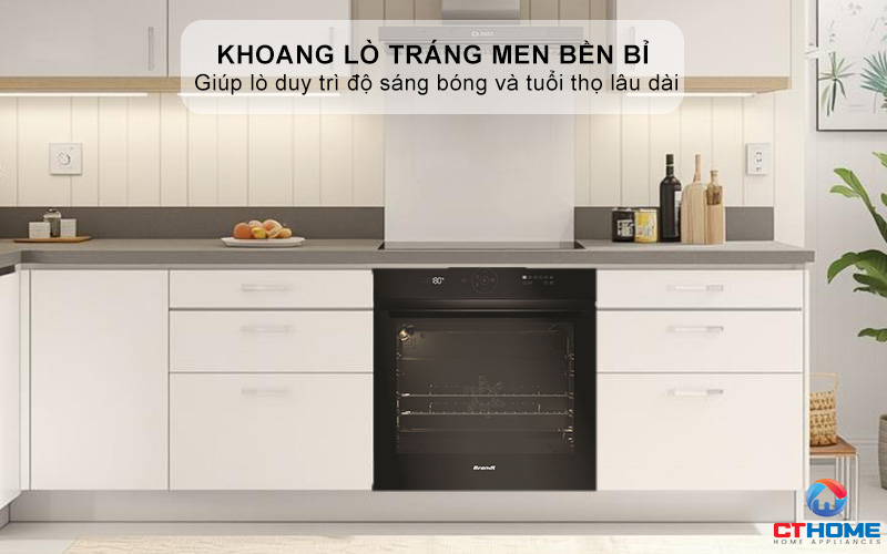 Khoang lò tráng men bền bỉ