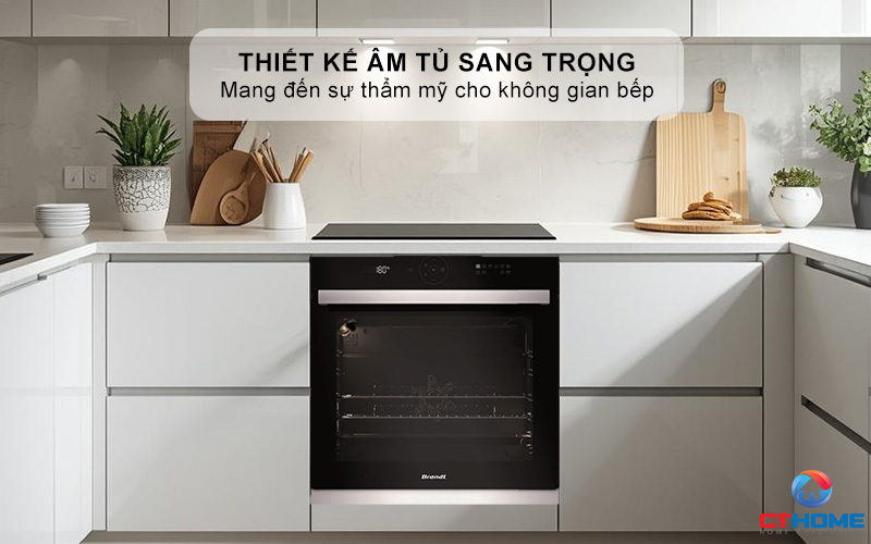 Thiết kế sang trọng mang đến sự thẩm mỹ cho không gian bếp