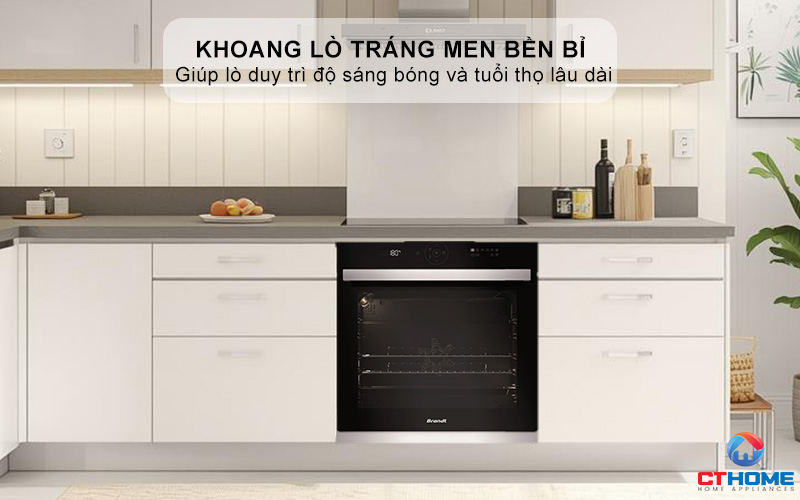 Khoang lò tráng men bền bỉ