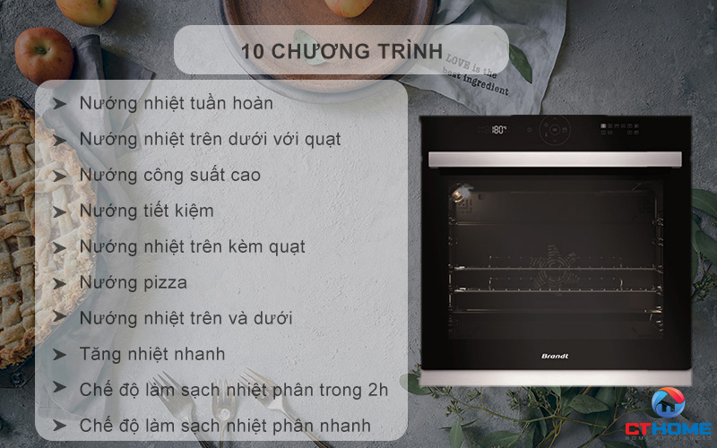 10 chức năng nấu nướng