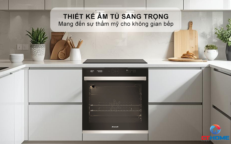 Thiết kế sang trọng mang đến sự thẩm mỹ cho không gian bếp