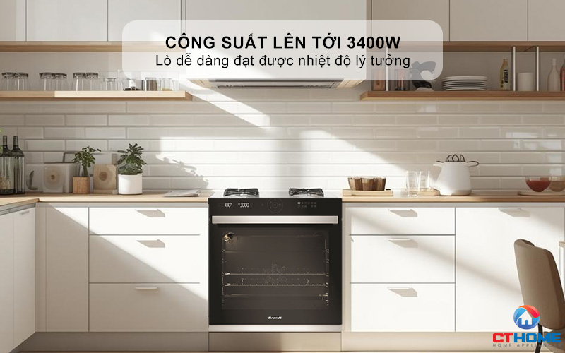 Công suất lên tới 3400W