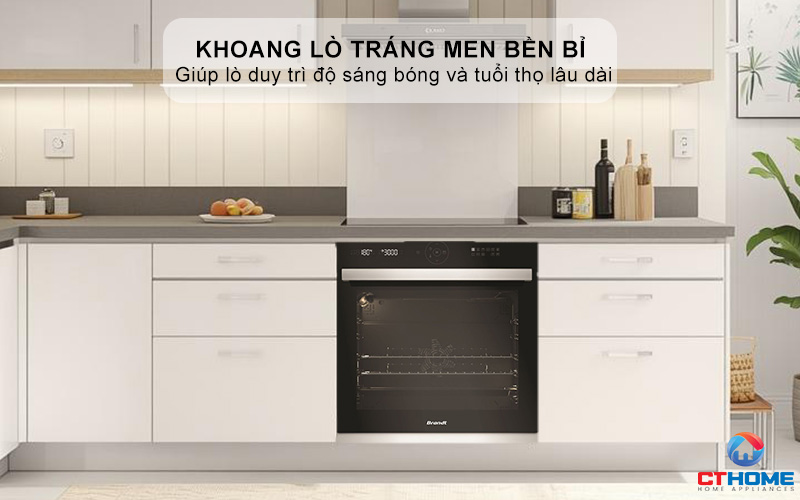 Khoang lò tráng men bền bỉ