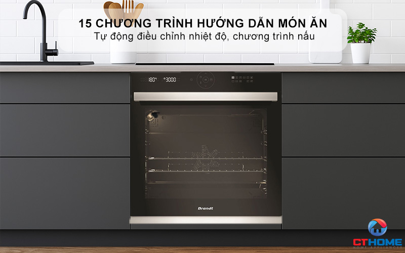 Chương trình hướng dẫn nấu ăn với thực đơn 15 món được lập trình sẵn