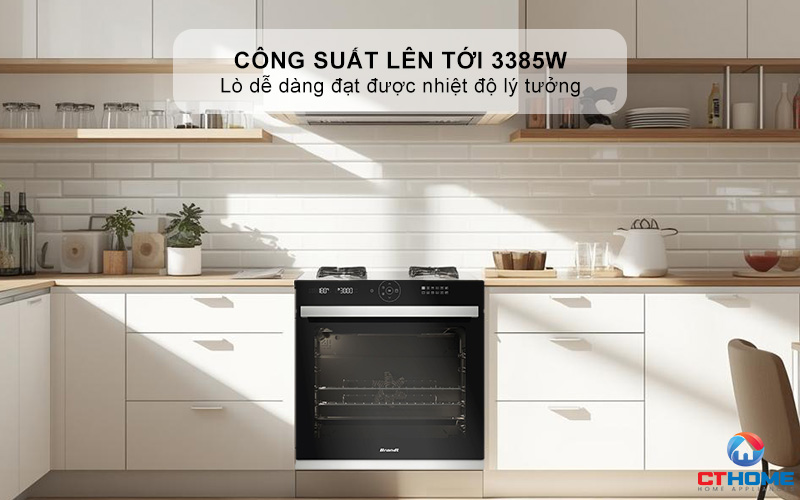 Công suất lên tới 3385W