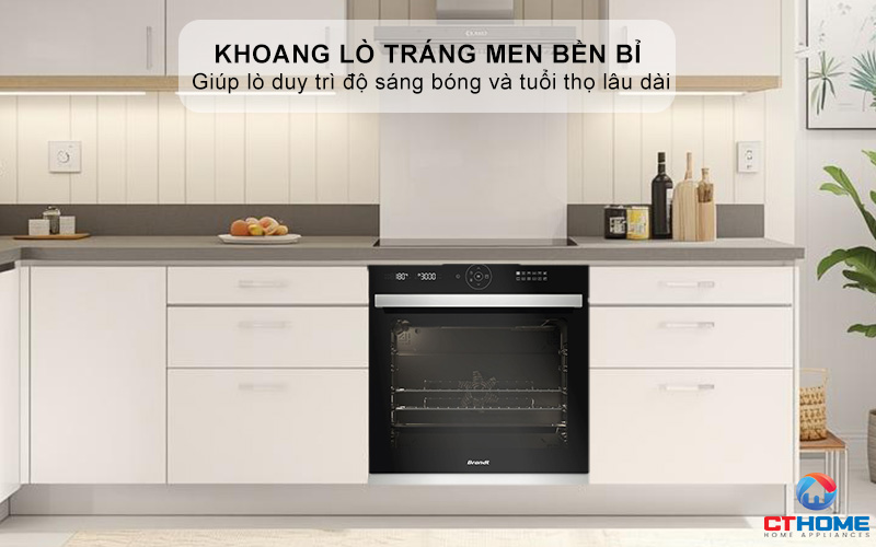 Khoang lò tráng men bền bỉ