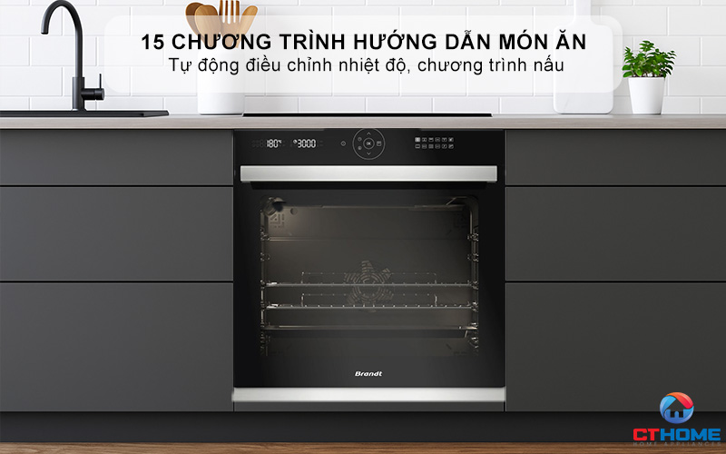 Chương trình hướng dẫn nấu ăn với thực đơn 15 món được lập trình sẵn