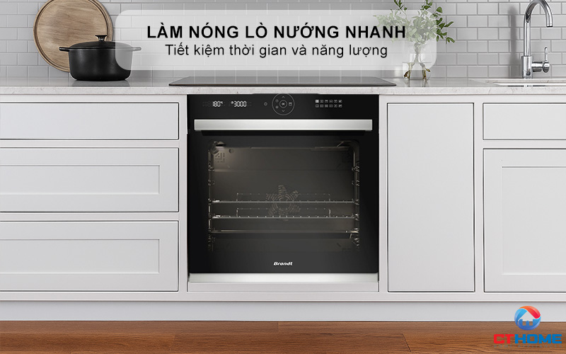Làm nóng lò nướng nhanh