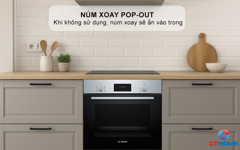 Núm xoay Pop-out thông minh dễ dàng chọn chương trình