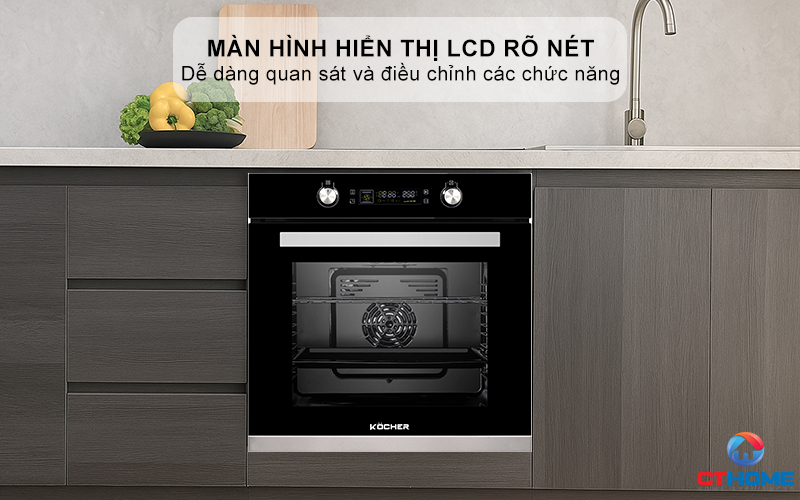 Màn hình hiển thị LCD rõ nét
