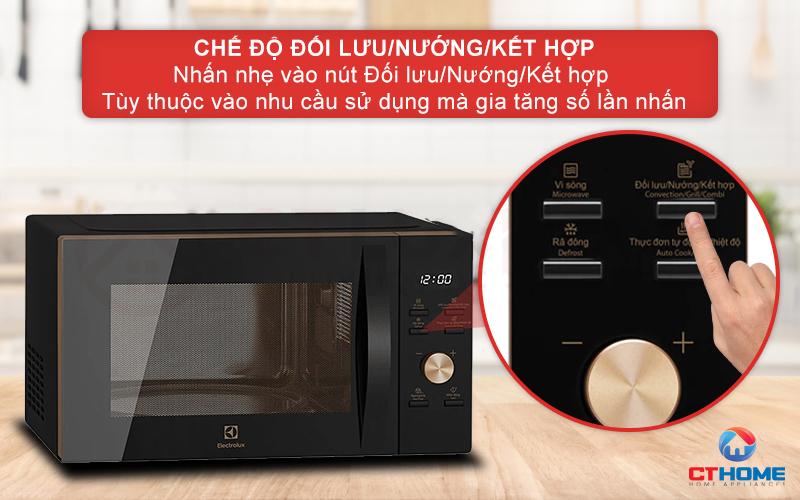 Chế độ đối lưu/nướng/kết hợp