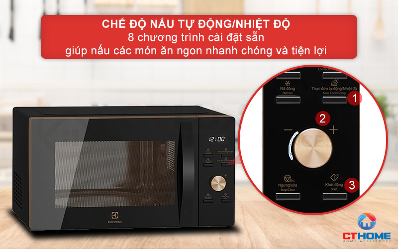 Chế độ nấu nướng tự động