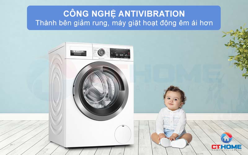 Công nghệ AntiVibration giảm độ ồn hai bên chống rung hiệu quả