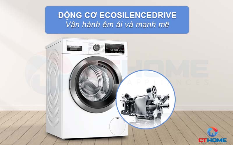 Động cơ EcoSilence Drive vận hành máy êm ái và mạnh mẽ hơn