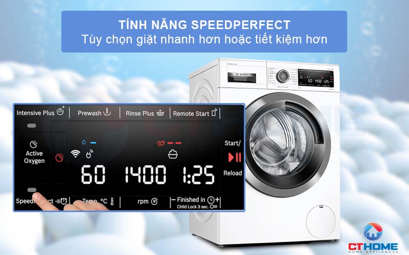 Tiết kiệm đến 65% thời gian khi kích hoạt thêm SpeedPerfect