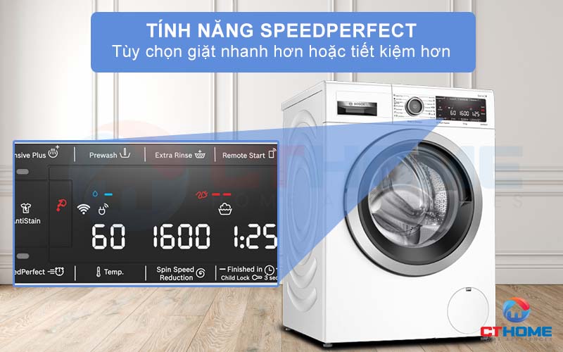 Tiết kiệm đến 65% thời gian khi kích hoạt thêm SpeedPerfect