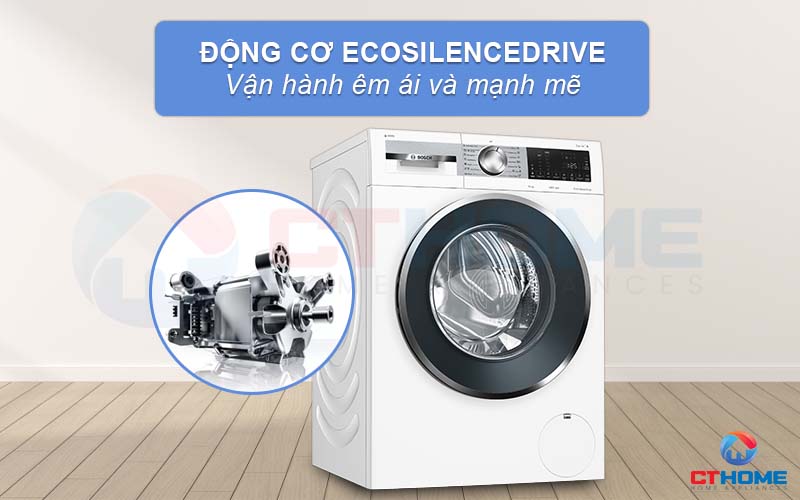 Động cơ EcoSilence hoạt động mạnh mẽ vận hành êm ái và yên tĩnh