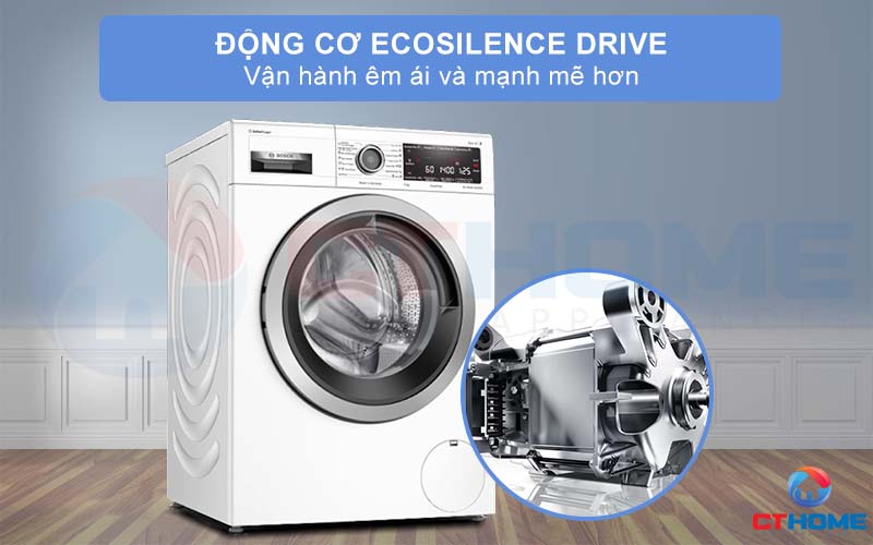 Động cơ EcoSilence Drive vận hành máy êm ái và mạnh mẽ hơn