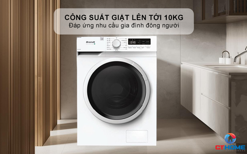Công suất giặt tự động từ 1 đến 10kg