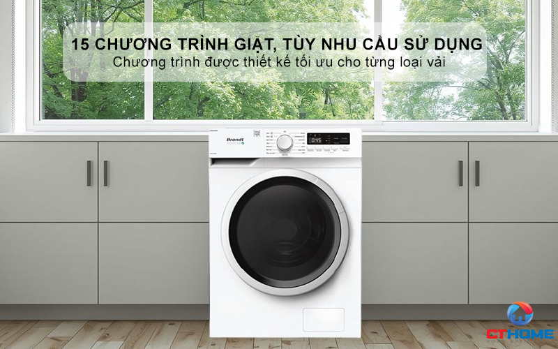 16 Chương trình giặt, tùy nhu cầu sử dụng