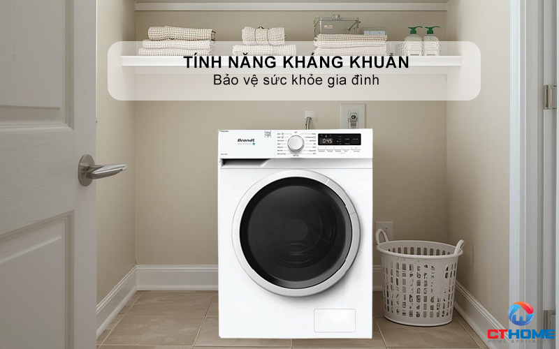 Chế độ kháng khuẩn loại bỏ 99,9% vi khuẩn & virus