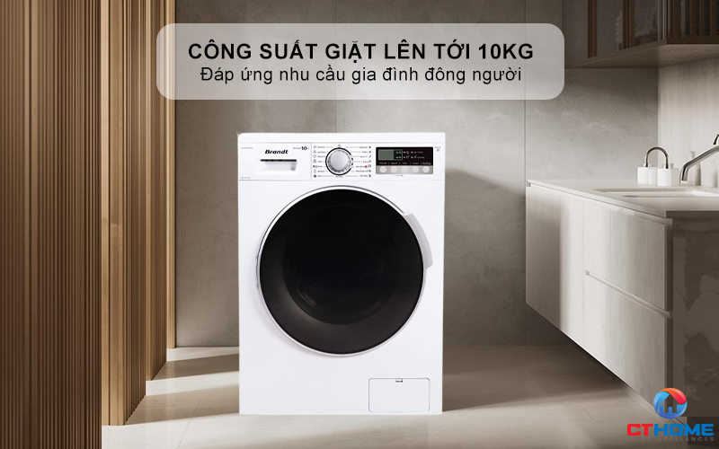 Công suất giặt tự động từ 1 đến 10kg
