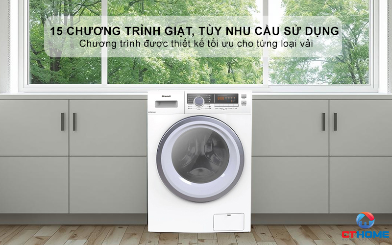 15 Chương trình giặt, tùy nhu cầu sử dụng