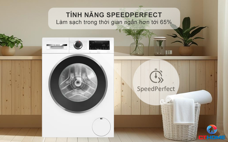 Tính năng SpeedPerfect - Tiết kiệm tối đa thời gian giặt đồ
