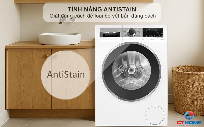 Tùy chọn AntiStain - Giặt đúng cách để loại bỏ vết bẩn đúng cách