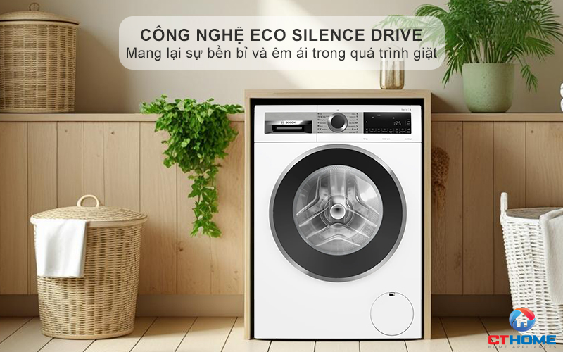 Máy giặt bền bỉ và cực kỳ êm ái với công nghệ Eco Silence Drive