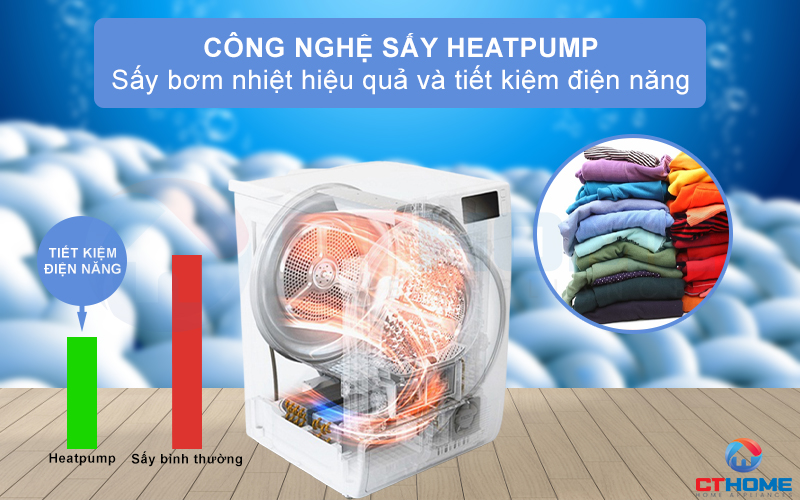 MÁY SẤY BƠM NHIỆT BOSCH SERIE 8 WQB246CX0 9KG MÀU BẠC  7