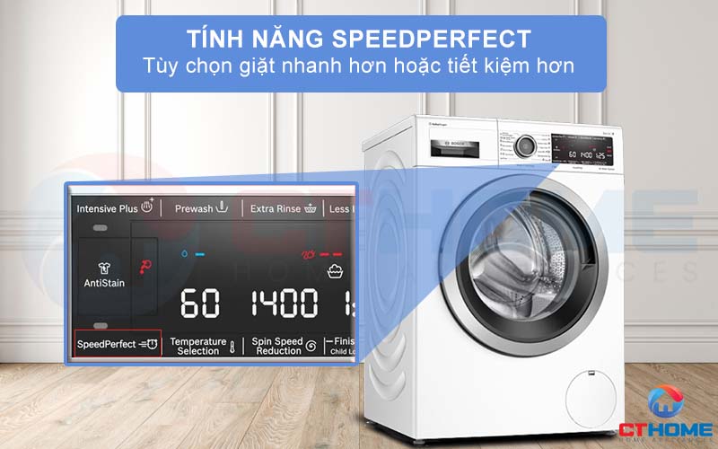 Tiết kiệm đến 65% thời gian khi kích hoạt thêm SpeedPerfect