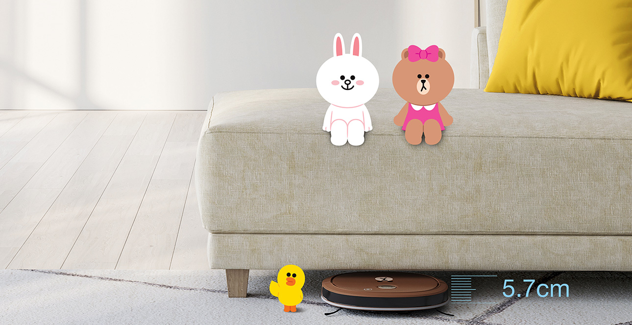 Robot hút bụi Deebot U3 Line Friends LineFriends 2