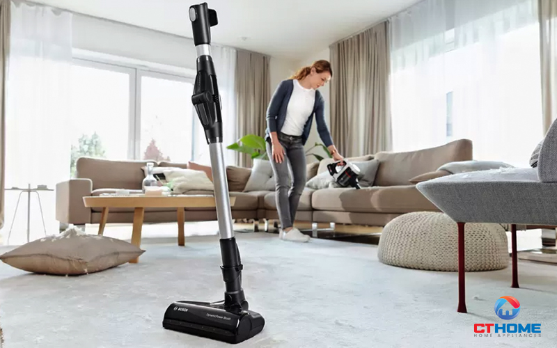 Khả năng vệ sinh linh hoạt nhờ chức năng đứng độc lập