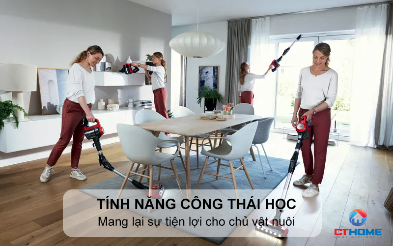 Tính năng Công Thái Học mang lại sự tiện lợi và tính linh hoạt