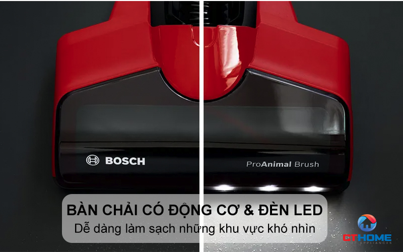 Bàn chải có động cơ với đèn LED