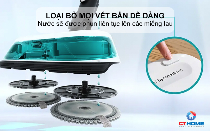 Loại bỏ mọi vết bẩn một cách dễ dàng