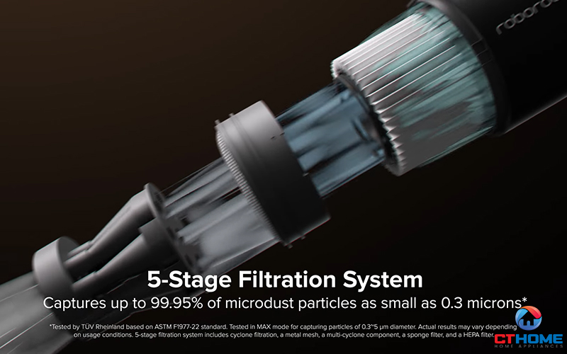 Hệ thống lọc 5 giai đoạn hiệu quả cao