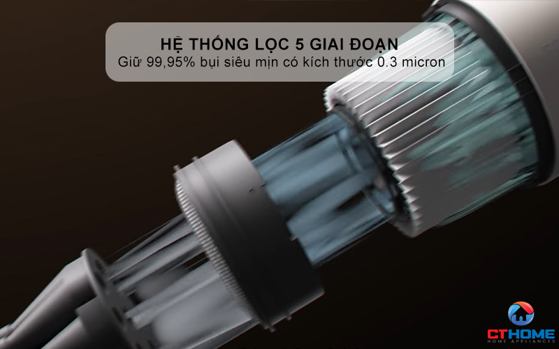 Hệ thống lọc 5 giai đoạn hiệu quả cao