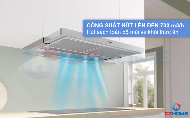 MÁY HÚT MÙI ÂM TỦ BOSCH DFR097T51 SERIE 6 NGANG 90 CM 4