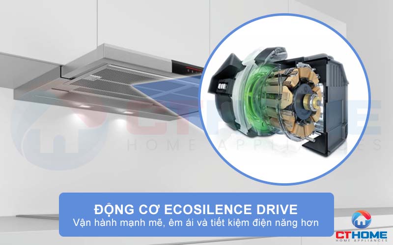 Động cơ EcoSilence Drive vận hành mạnh mẽ và tiết kiệm điện năng hơn