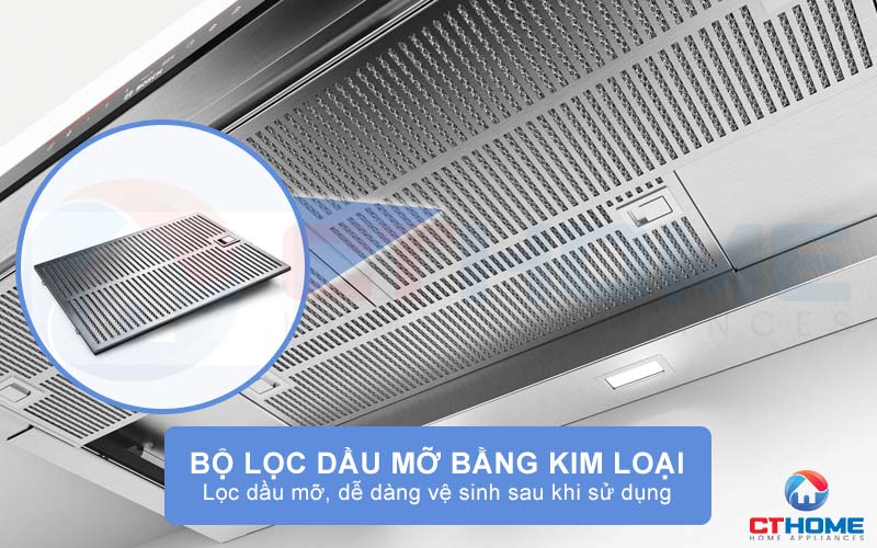 Đảm bảo hiệu suất hút tối đa với bộ lọc dầu mỡ bằng kim loại