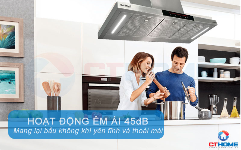 Hoạt động êm ái với độ ồn thấp <45 dB