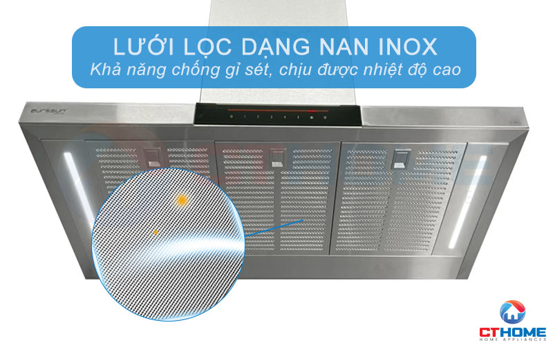 Lưới lọc dạng nan inox có độ bền cao