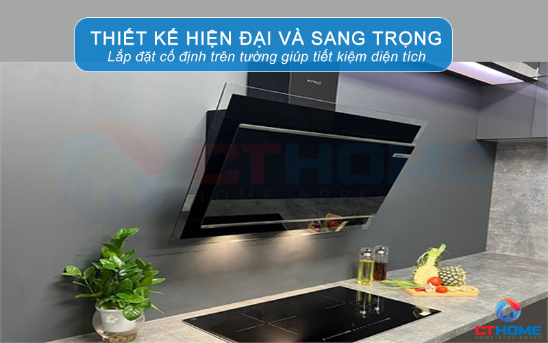 Thiết kế gắn tường tinh tế, hiện đại và sang trọng