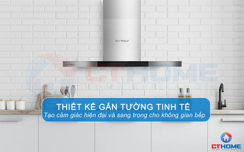 Thiết kế gắn tường với kiểu dáng tinh tế - sang trọng