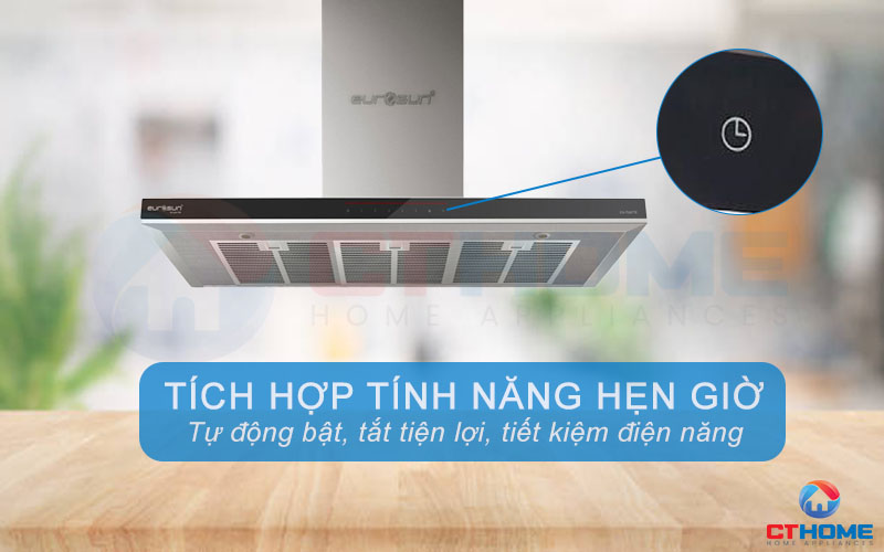 Tích hợp tính năng hẹn giờ tắt máy giúp tiết kiệm điện năng