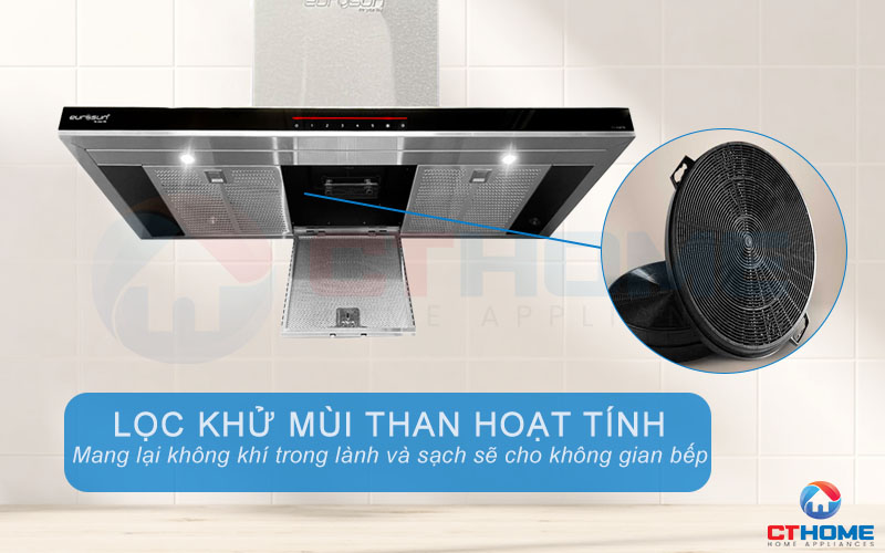 Lọc khử mùi bằng than hoạt tính mang đến không khí sạch sẽ và trong lành