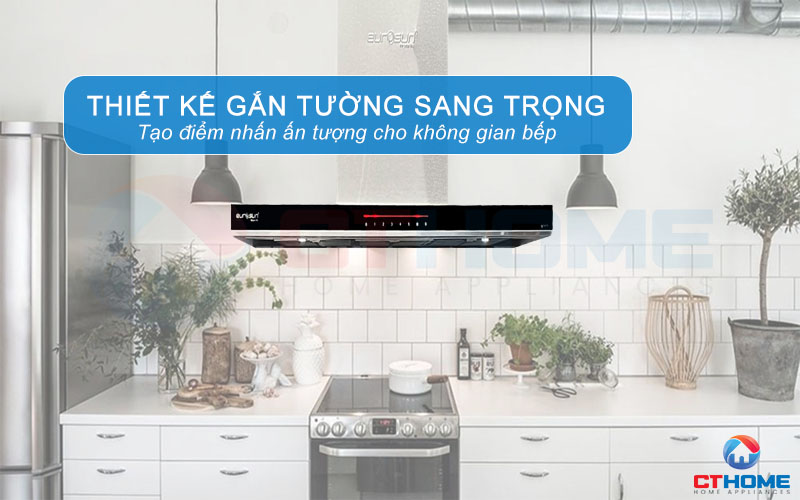 Thiết kế gắn tường sang trọng - hiện đại